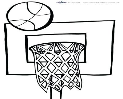 Basketball Goal Drawing | Free download on ClipArtMag