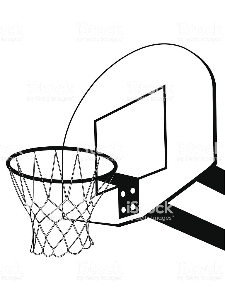 [completare!] Disegno Canestro Basket - Disegni Da Colorare Stampabili 4D8