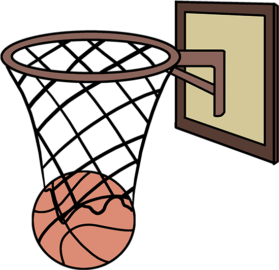 549x532 Download How To Draw Basketball Hoop