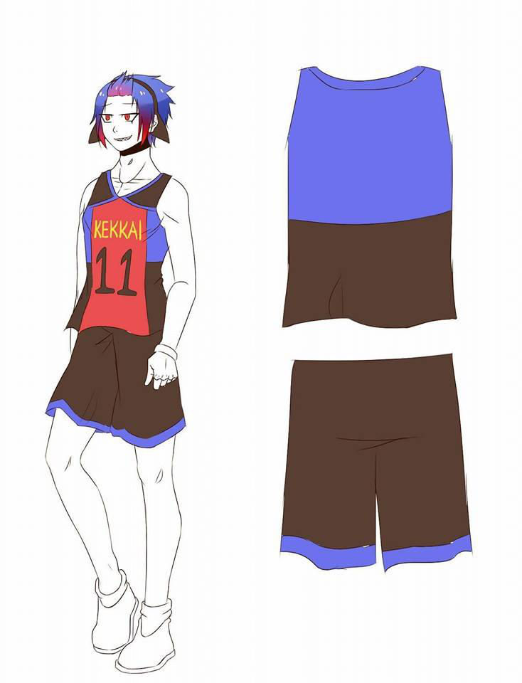734x960 Kekkai High Basketball Jersey