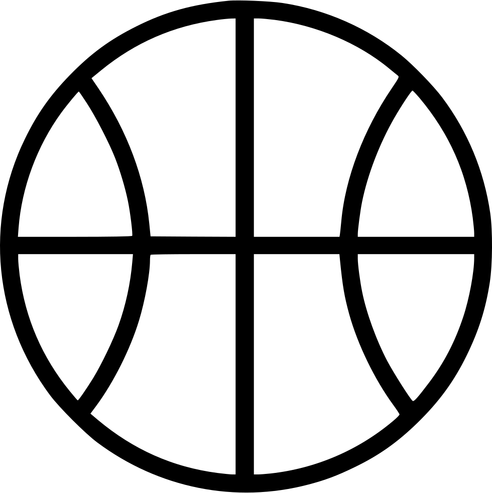 980x982 Collection Of Free Line Basketball Download On Ui Ex