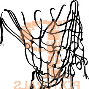 300x300 Continuous Line Drawing Of Basketball Player Vector Lazttweet