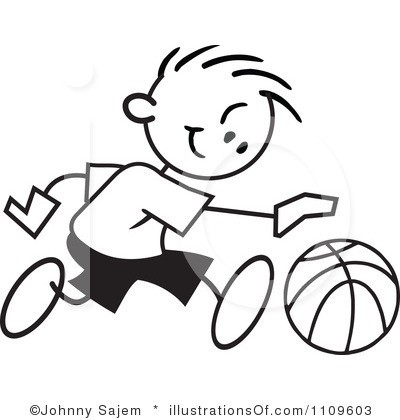 400x420 Basketball Player Clipart Black And White Royalty Free Basketball