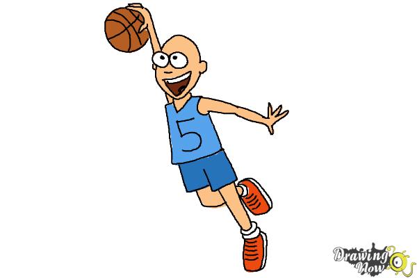 600x400 How To Draw A Basketball Player