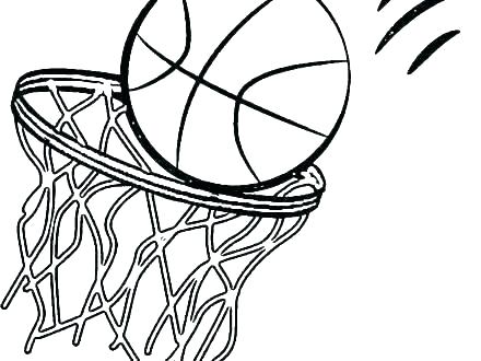 440x330 Basketball Pictures To Color Coloring Pages Basketball Picnic