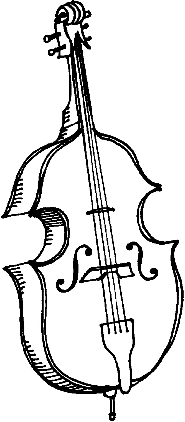 Bass Clarinet Drawing