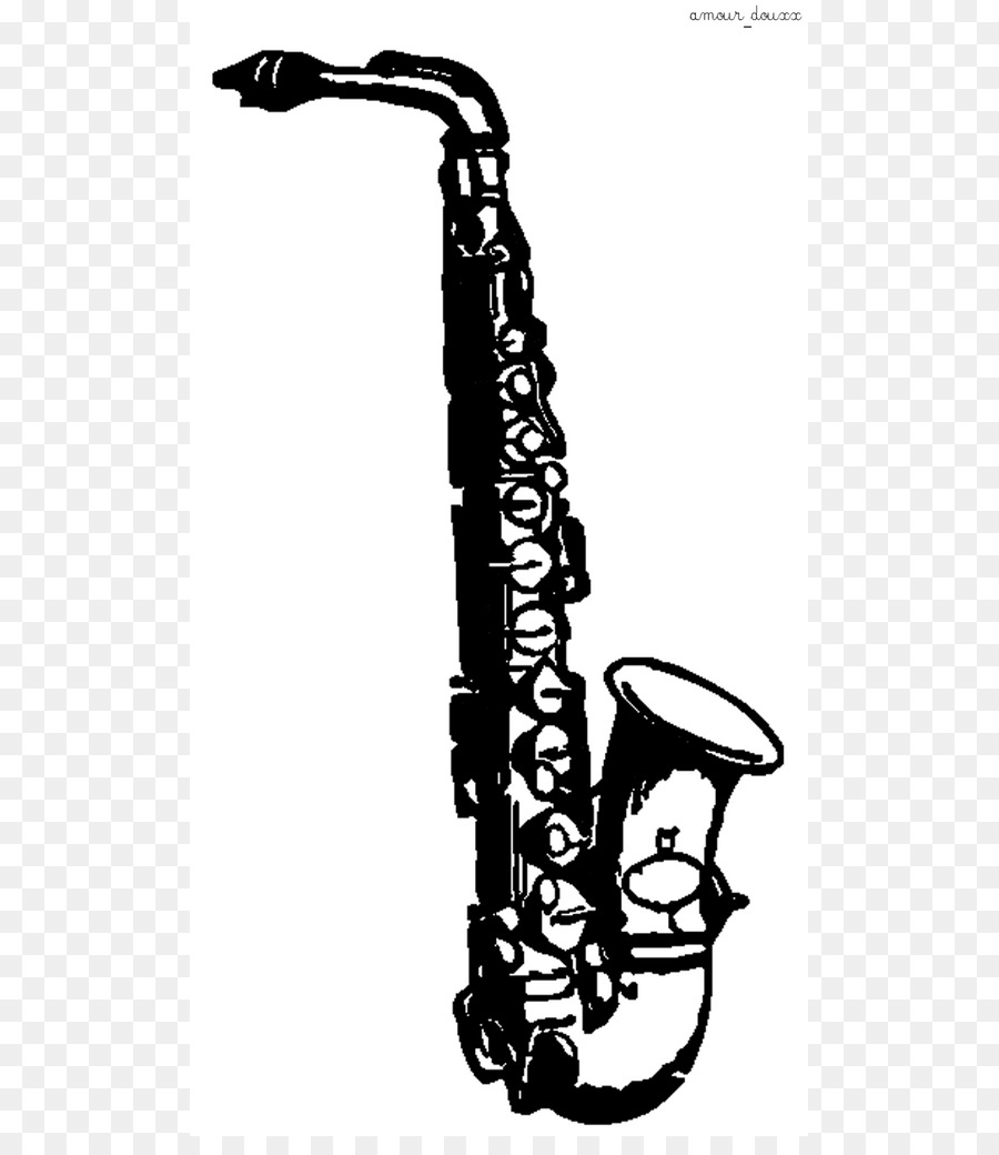 900x1040 Saxophone Drawing Woodwind Instrument For Free Download