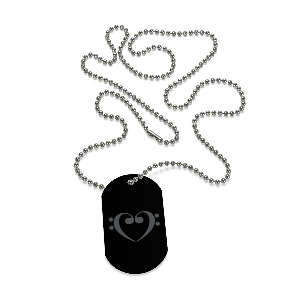 1200x1200 Dog Tag Filthy Bass Clef Heart Filthy Animal Clothing Company