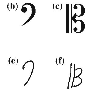 303x303 printed clefs and selected representative clefs a printed treble