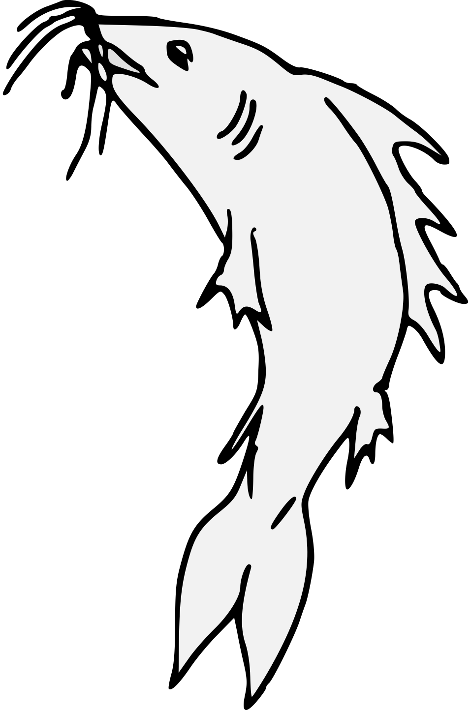 957x1444 Collection Of Free Bass Drawing Catfish Download On Ui Ex