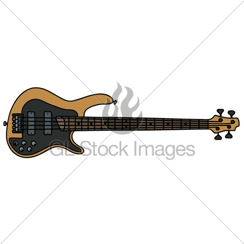 500x500 Electric Bass Guitar Gl Stock Images