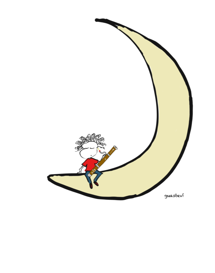 820x1043 Moon And Bassoon Domestika
