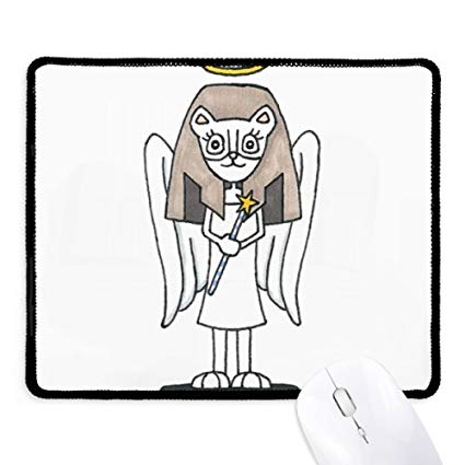 425x425 angel bastet wing halo star non slip mousepad game