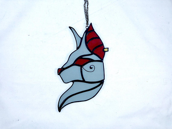 570x427 bastet egyptian goddess stained glass decor