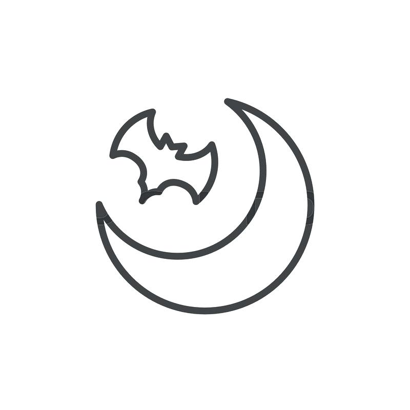 800x800 Bat Outline Bat Ball Outline Images