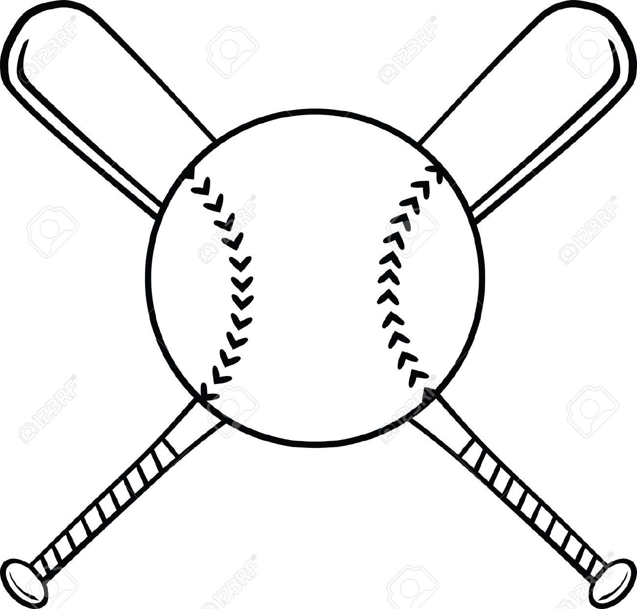 1300x1244 Softball Ball And Bat Clipart