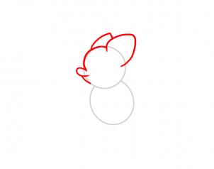 302x238 How To Draw How To Draw A Bat For Kids