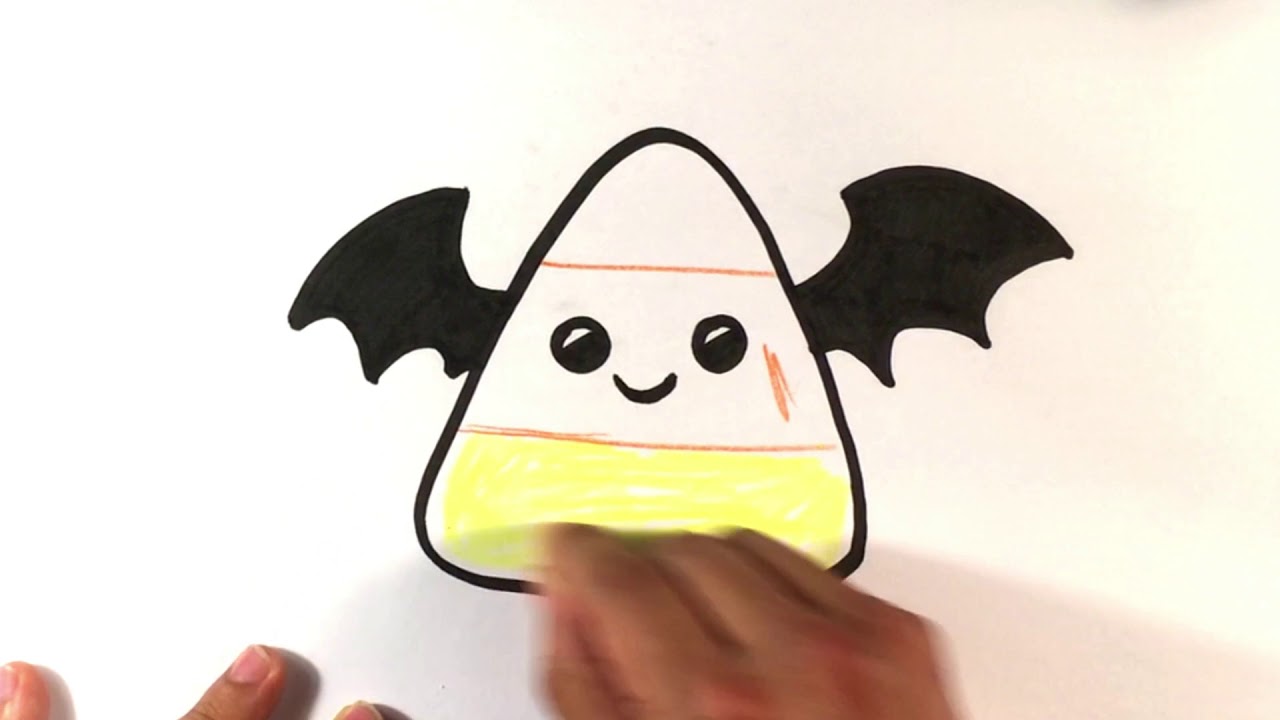 1280x720 How To Draw Cute Candy Corn