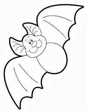 296x377 Bat Outline Coloring Pages Best Of Halloween Bats Coloring