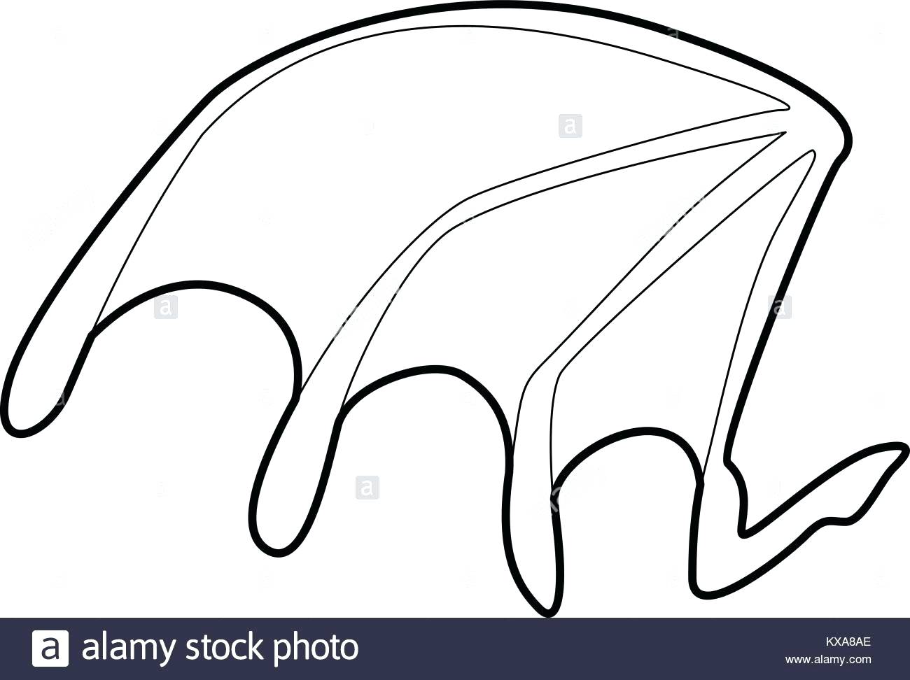 1300x972 bat wing outline bat wing icon outline style stock image worksheet