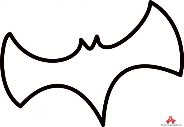600x415 Vampire Bat Outline