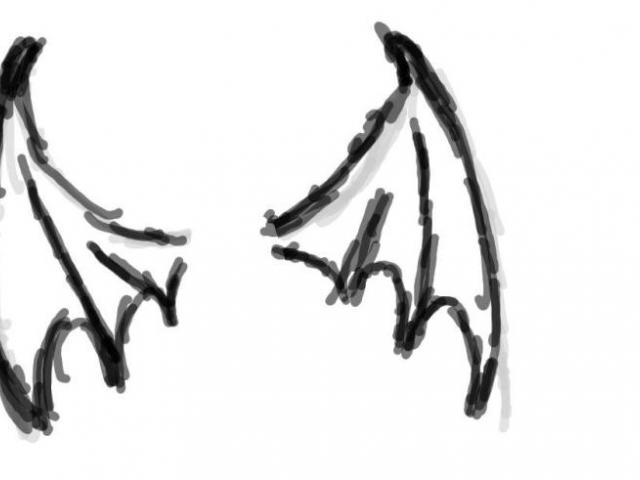 640x480 Drawn Bat Dracula Face