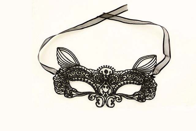 640x427 Online Shop Black Cat Catwoman Bat Batman Fox Crown Lace Half Face
