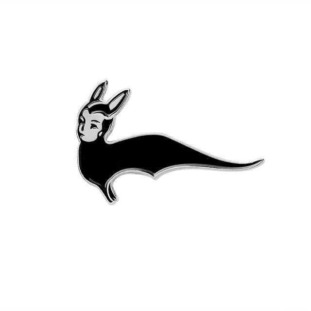 640x640 Gothic Skeleton Bat Enamel Pin Rbfftw