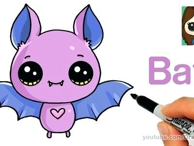 400x300 Easy To Draw Bat How To Draw A Cute Bat Easy Easy Draw Bat