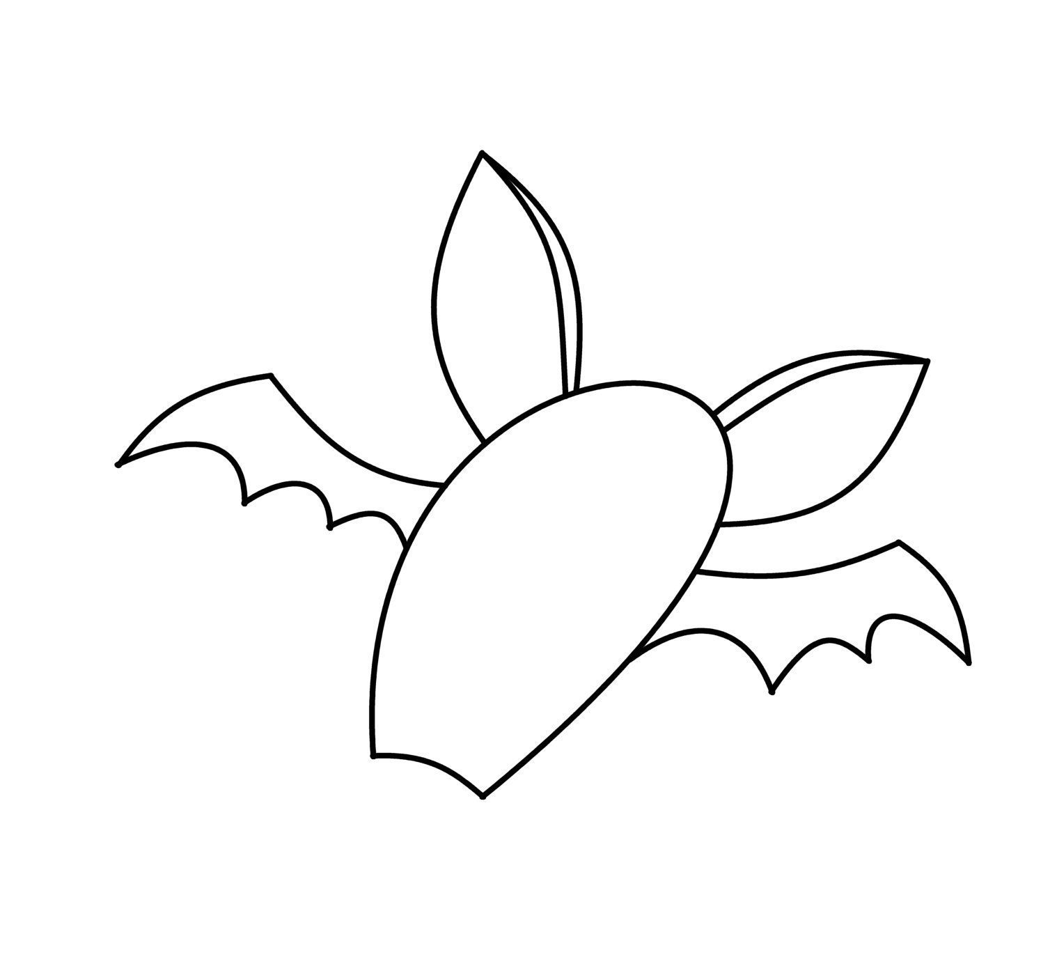 Bat Wings Drawing | Free download on ClipArtMag