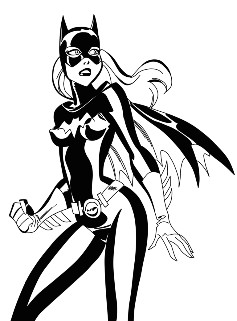 769x1038 Collection Of Free Catwoman Drawing Batgirl Download On Ui Ex