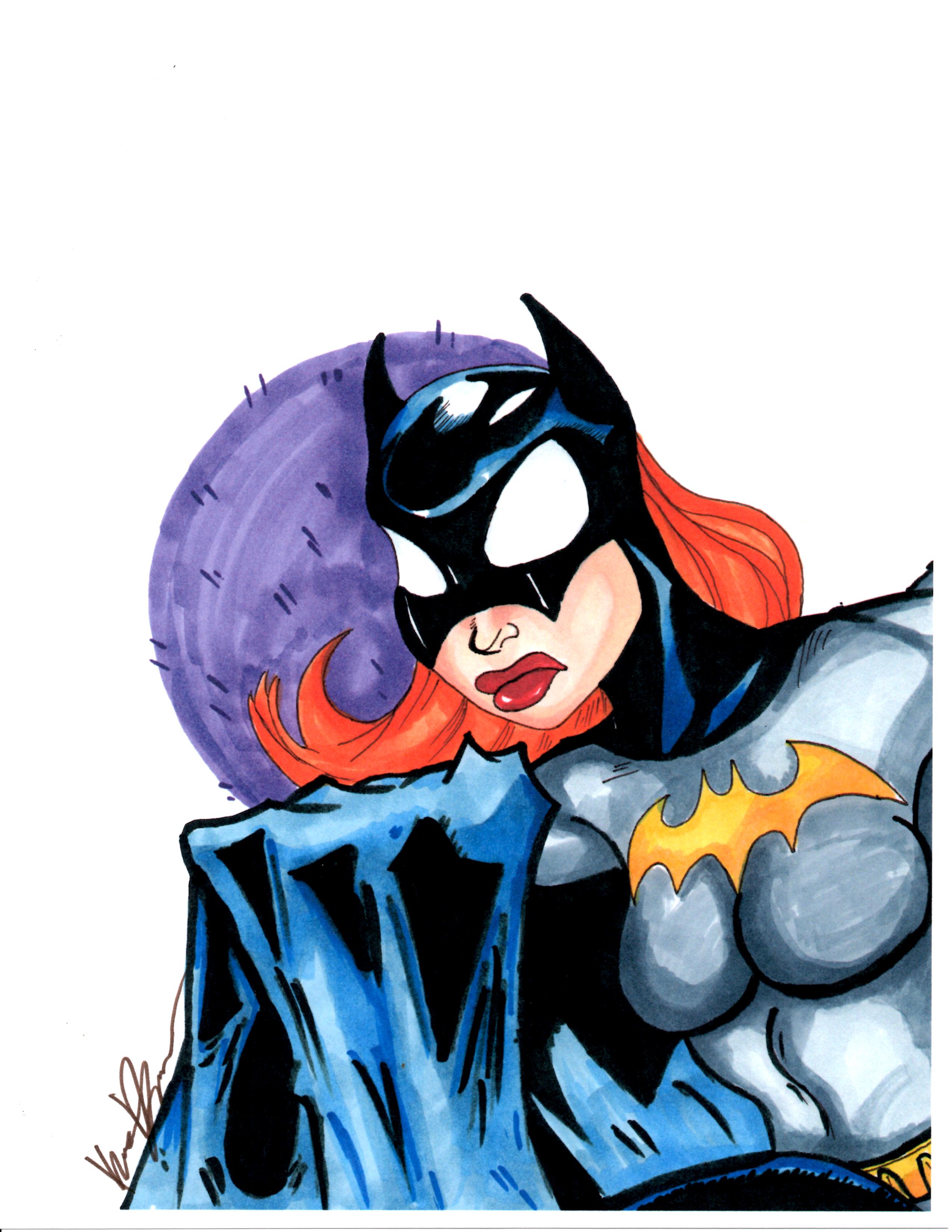 Batgirl Drawing | Free download on ClipArtMag