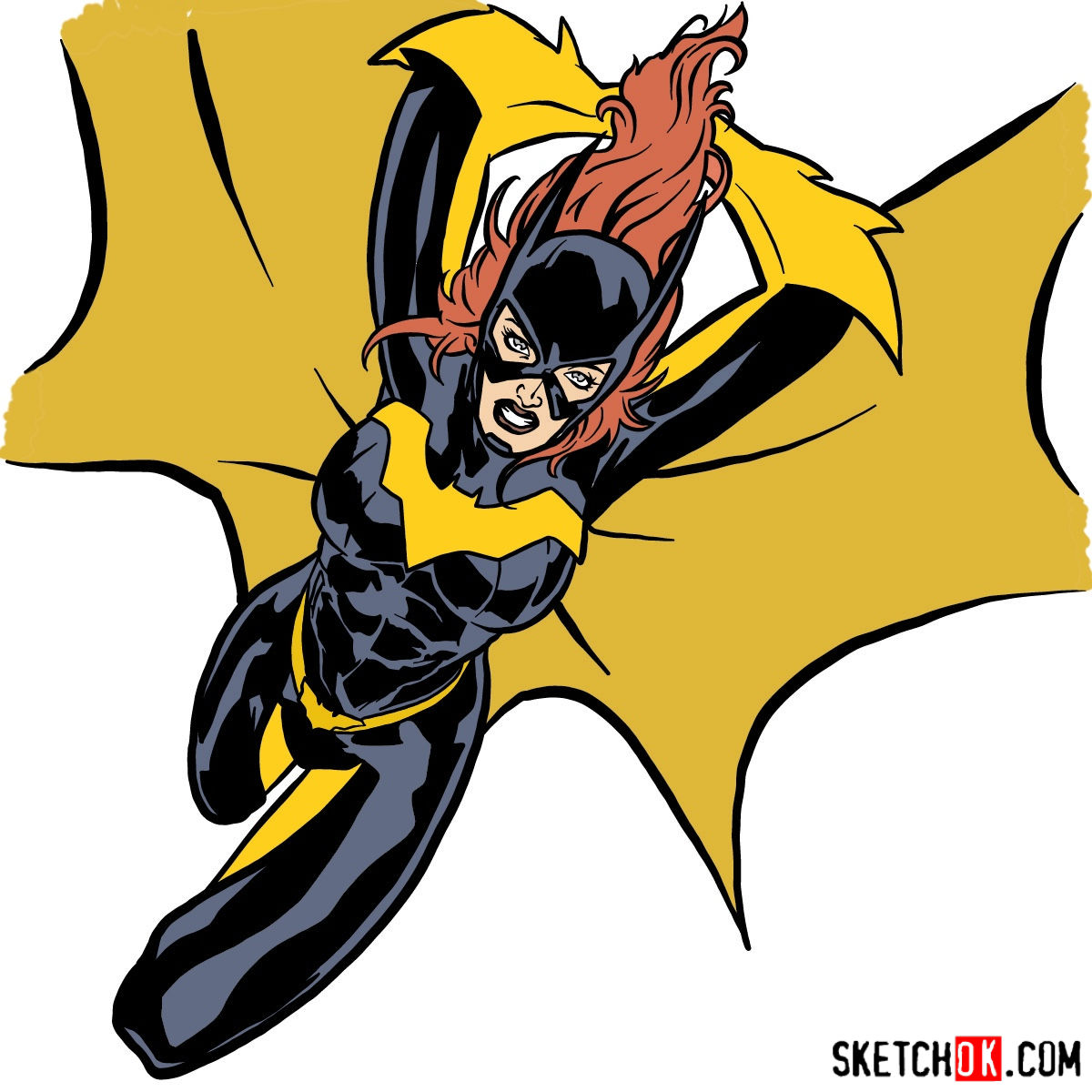 1200x1200 How To Draw Batgirl From Dc Comics