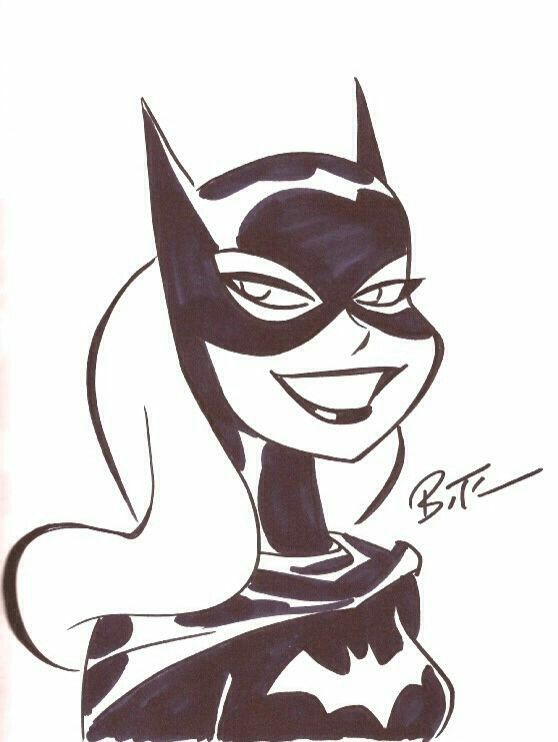 558x742 Coloring Pages Bruce Timm, Batgirl, Batman