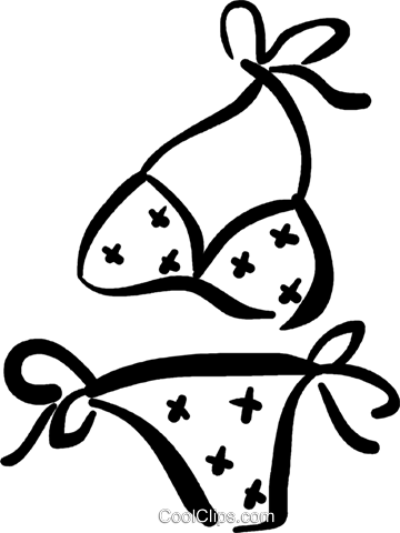 360x480 Bathing Suit Royalty Free Vector Clip Art Illustration