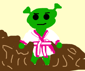 300x250 Ogre In Bathrobe