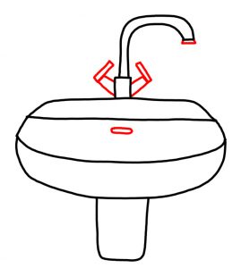 269x300 How To Doodle A Bathroom Sink