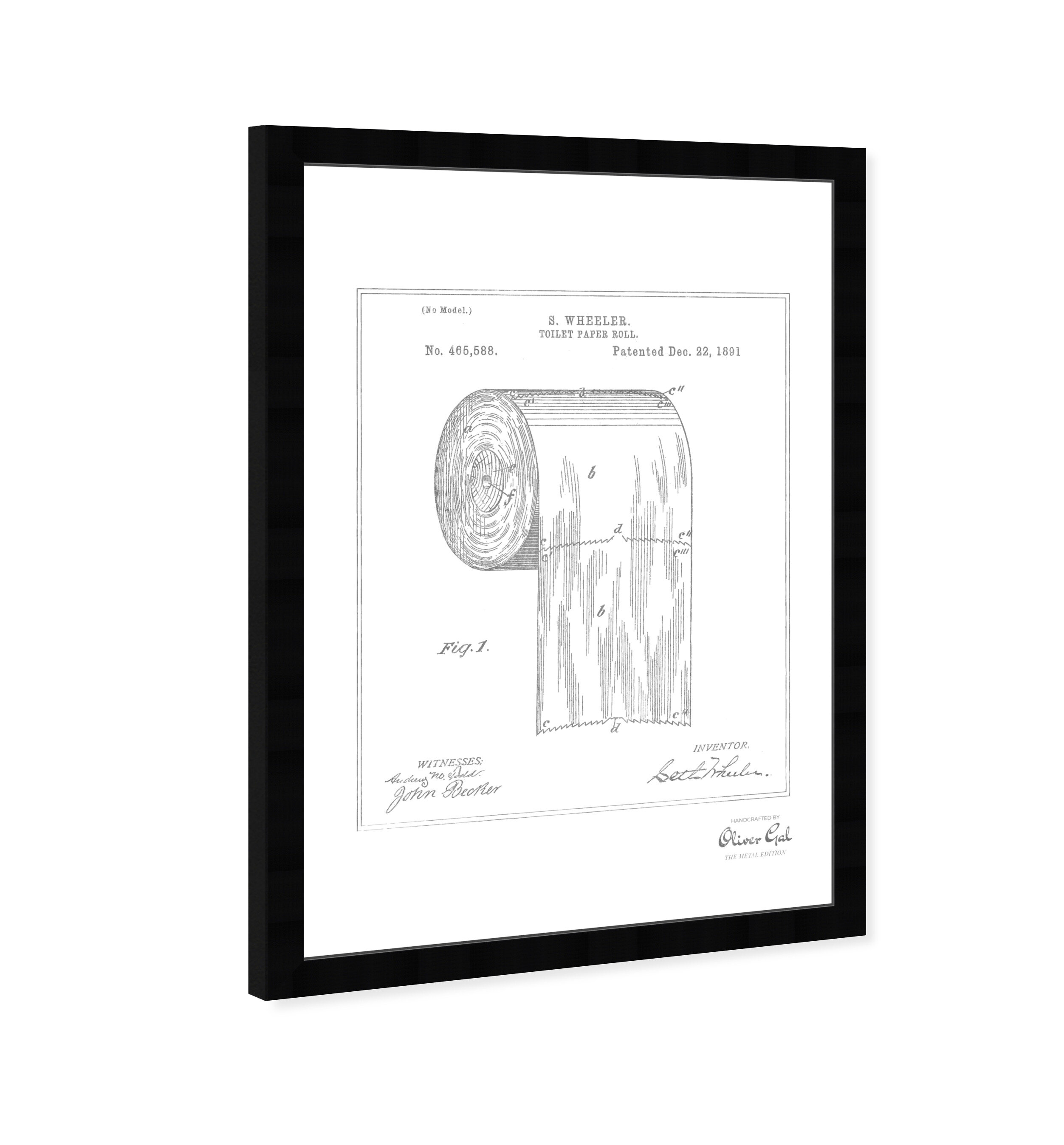 2505x2697 toilet paper roll framed drawing print reviews joss main