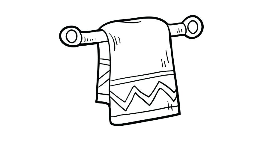 900x480 Bathroom Clipart Black And White