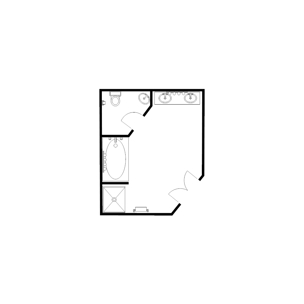 1000x1000 Bathroom Floor Plan