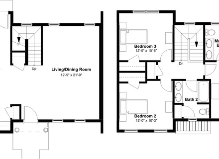 440x320 Bathroom Floor Plan Drawings Home Decorating, Small Space Designs