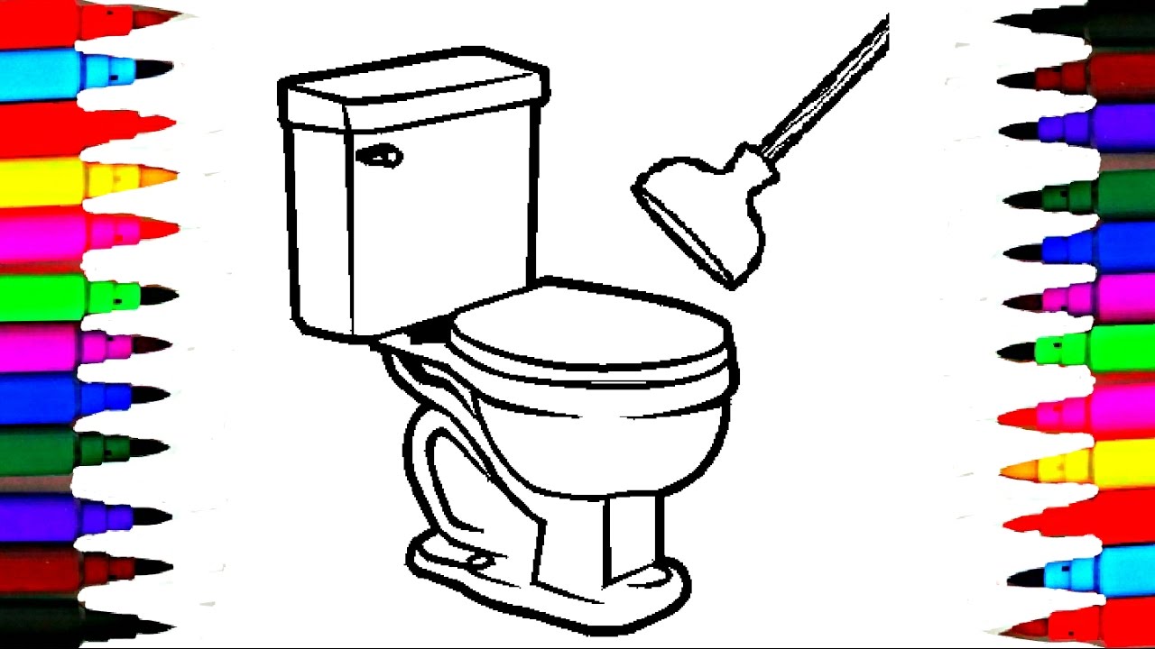 1280x720 Bathtub Cartoon Drawing Bathroom Detail Dwg Free Colour Something