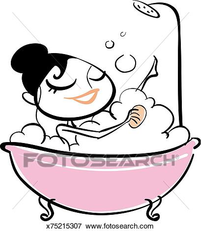 409x470 Free Bathtub Clipart Bubble Drawing, Download Free Clip Art