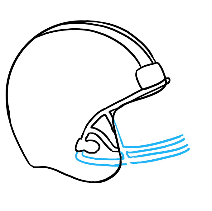 680x678 Huge Collection Of 'easy Football Helmet Drawing' Download More
