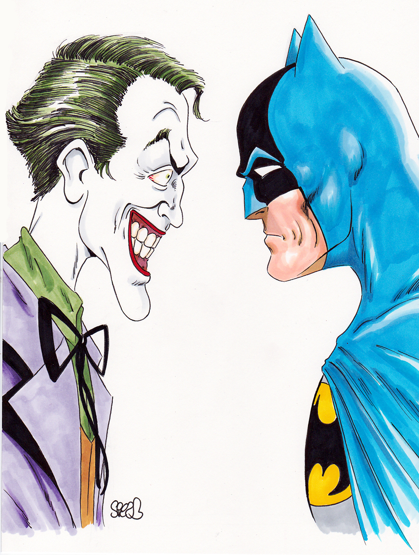 850x1125 Batman Vs Joker Drawing Amazing Drawing Skill