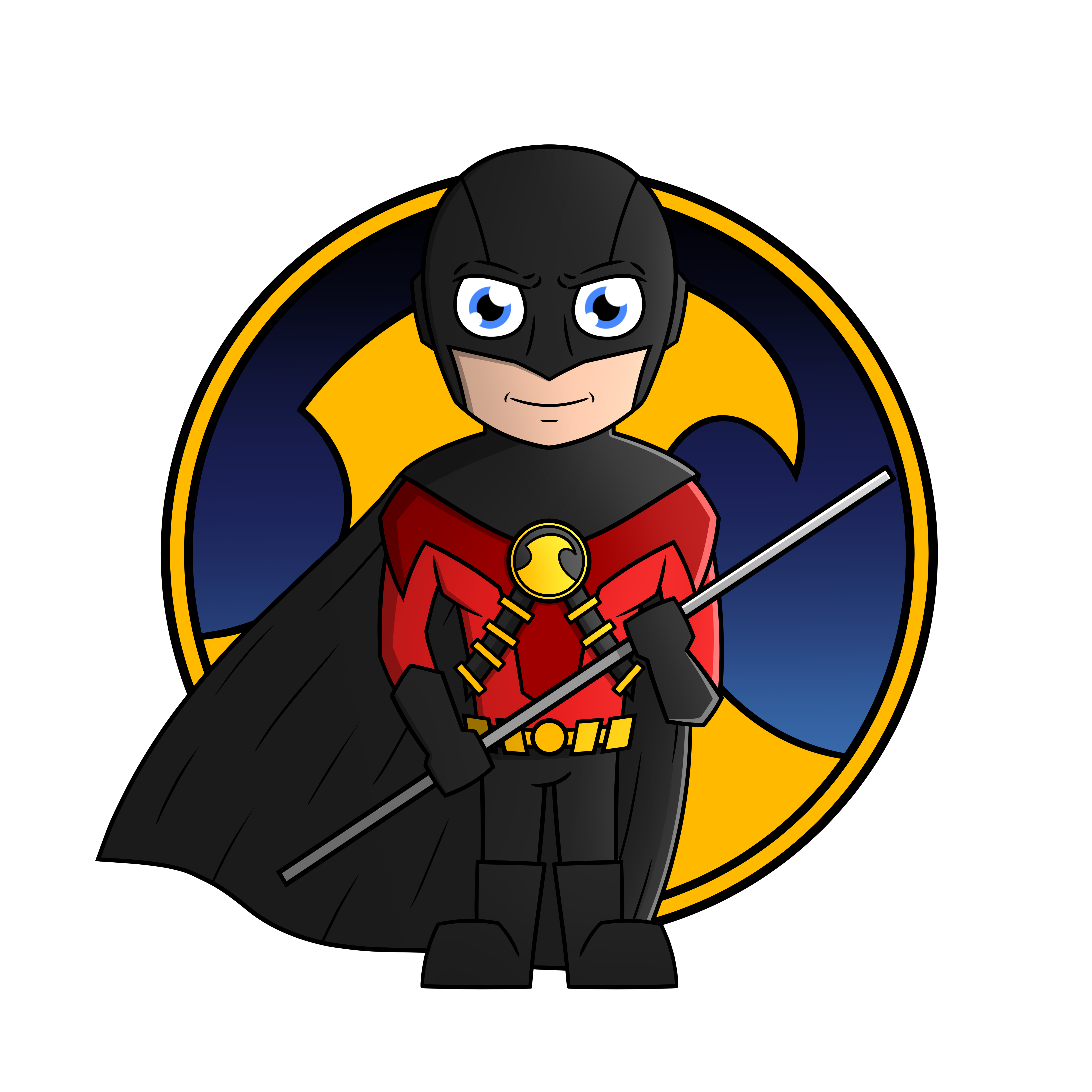 4961x4961 Red Robin Drawing