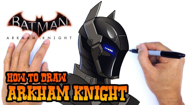 640x360 How To Draw Arkham Knight Step