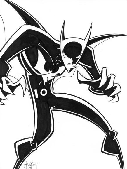 435x576 Batman Beyond Harold Jennett Artwork