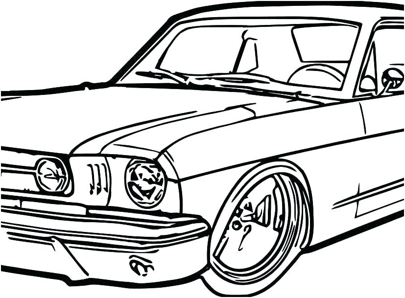827x609 Mustang Car Coloring Pages Mustang Car Coloring Pages Fabulous