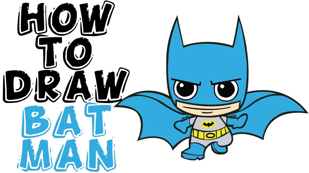 1280x720 How To Draw Batman Cartoon